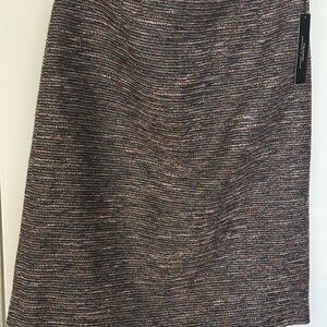 Tahari Multicolor Tweed Pencil Skirt